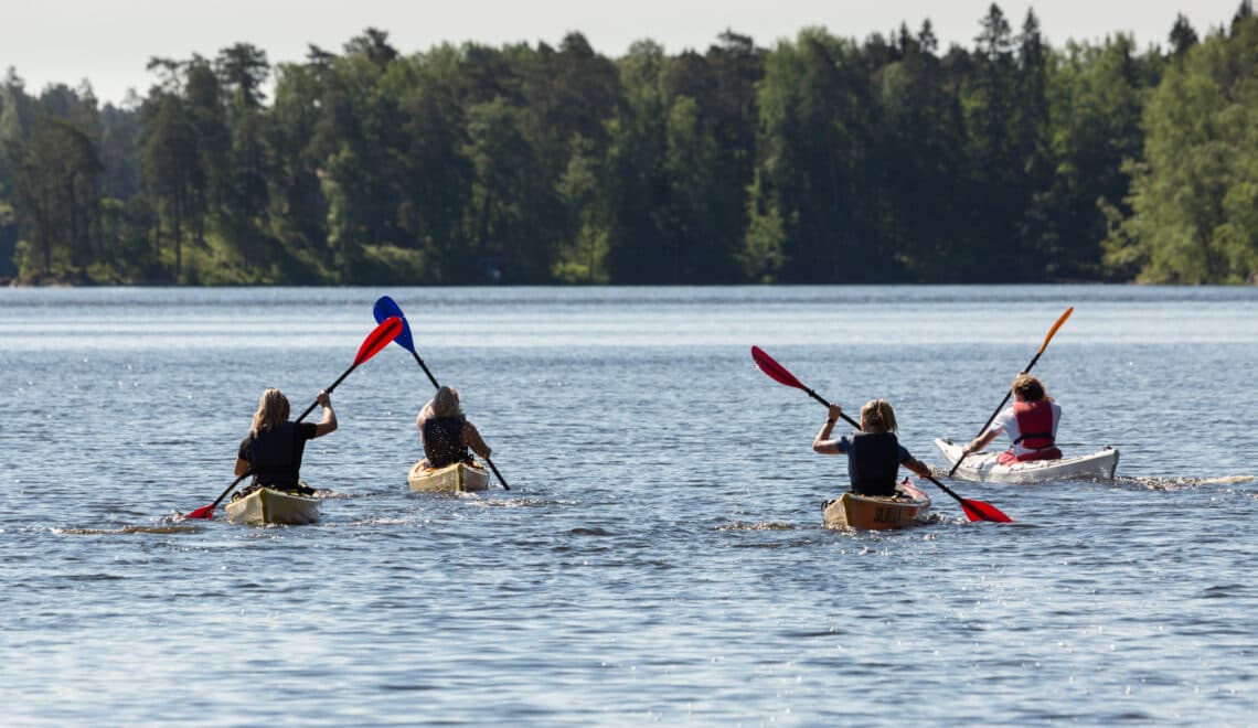 Melontaa Nuuksiossa