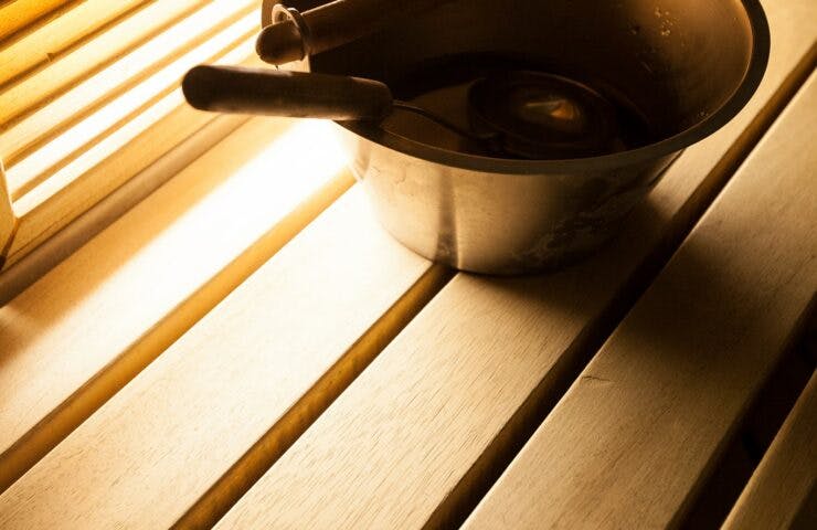 Happens Mäkelänkadun Sauna saunatila tilaussauna lauteet