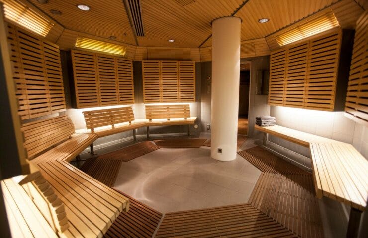 Happens Mäkelänkadun Sauna saunatila tilaussauna pukuhuone